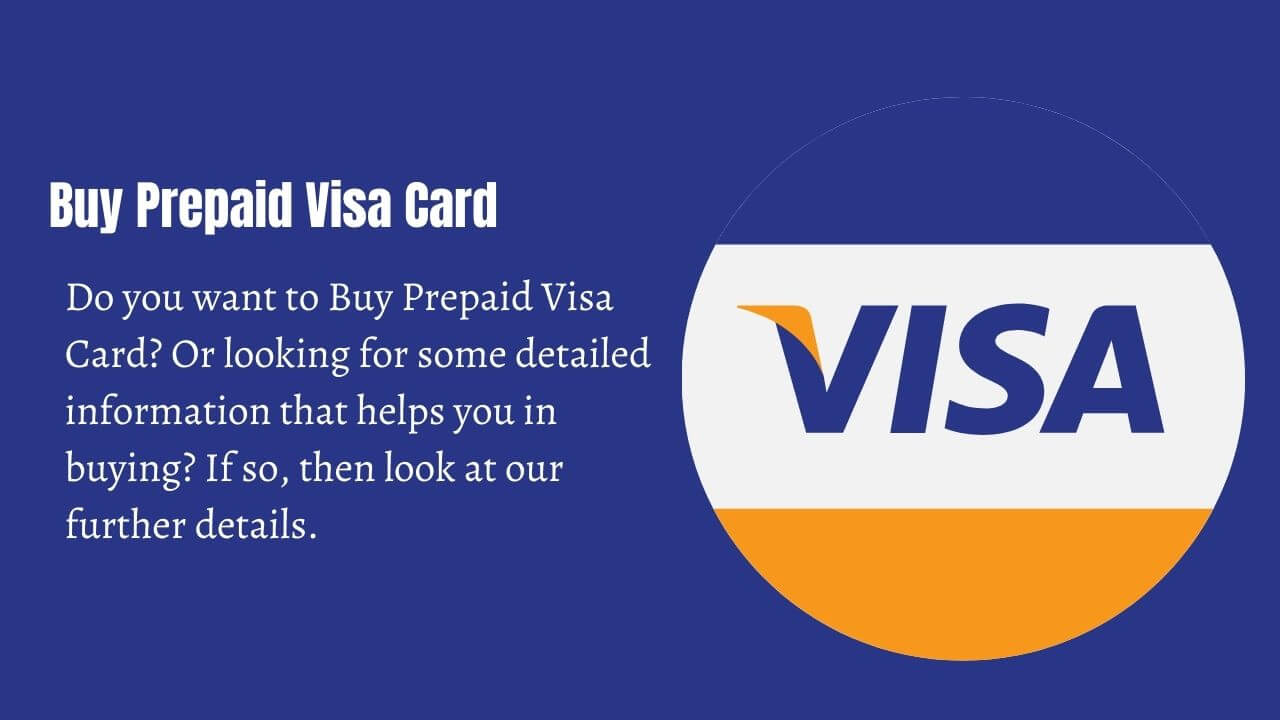 Buy Prepaid Visa Card